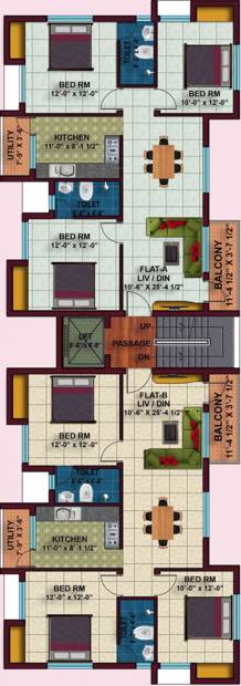 Images for Cluster Plan of Kgeyes Nanganallur Apartments