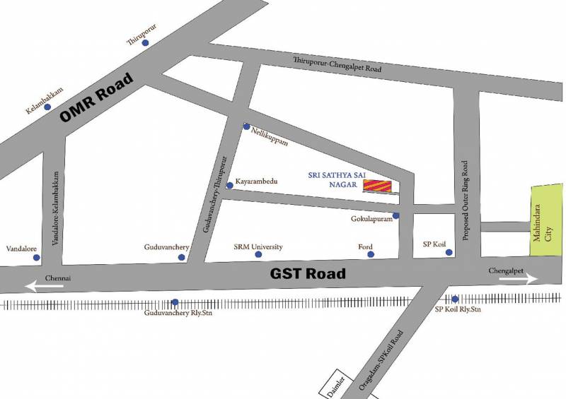 Images for Location Plan of Wisdom Sri Sathya Sai Nagar Extension IV