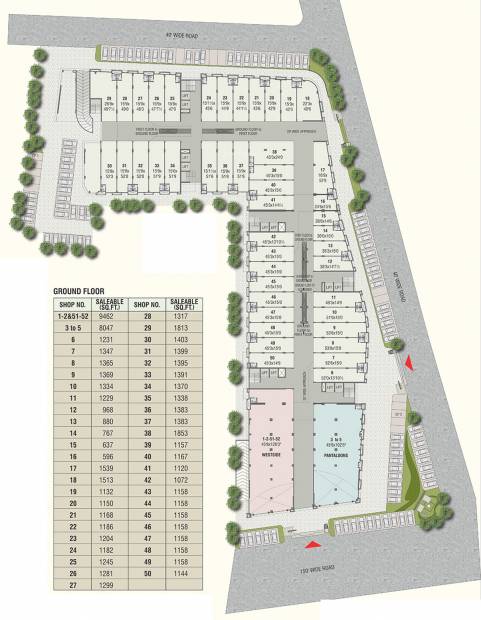 Images for Cluster Plan of Iscon Emporio