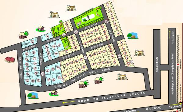 Images for Layout Plan of Wisdom Sri Sathya Sai Nagar
