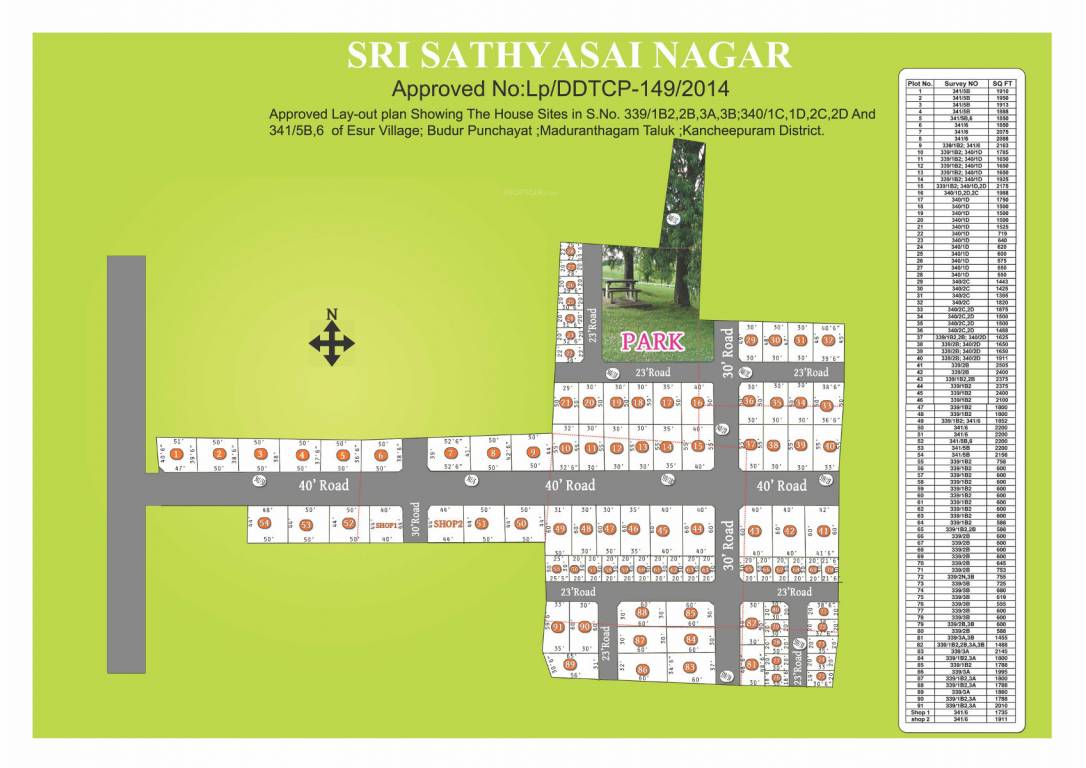 Images for Layout Plan of Wisdom Sri Sathya Sai Nagar
