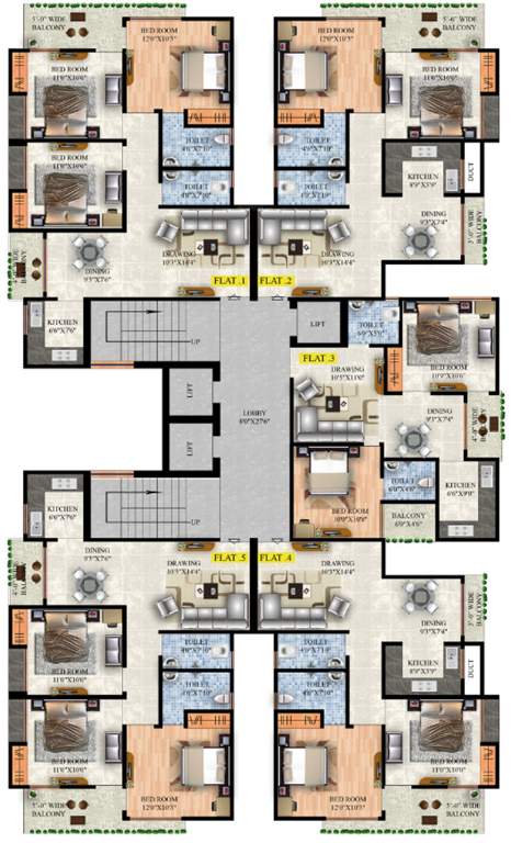 Images for Cluster Plan of Raunak Lifestyle