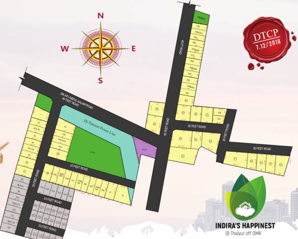  indira-happinest Layout Plan