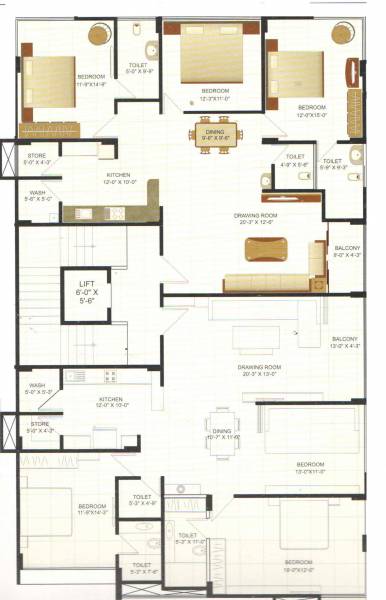 Images for Cluster Plan of Shivam Rudra Flora