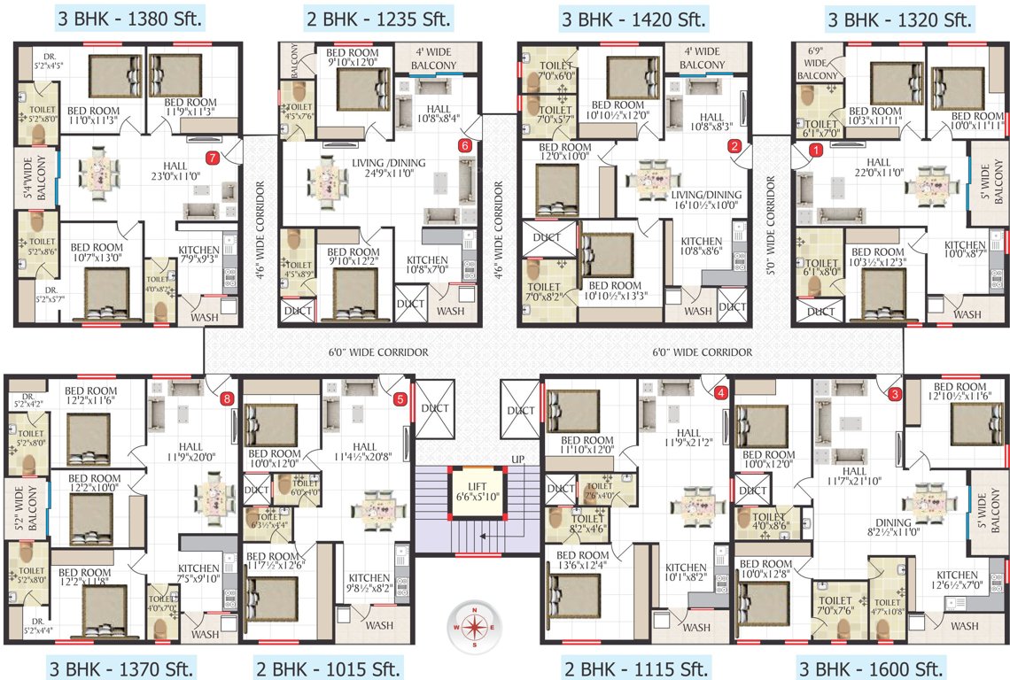 Images for Cluster Plan of Jai Bharathi Mansion
