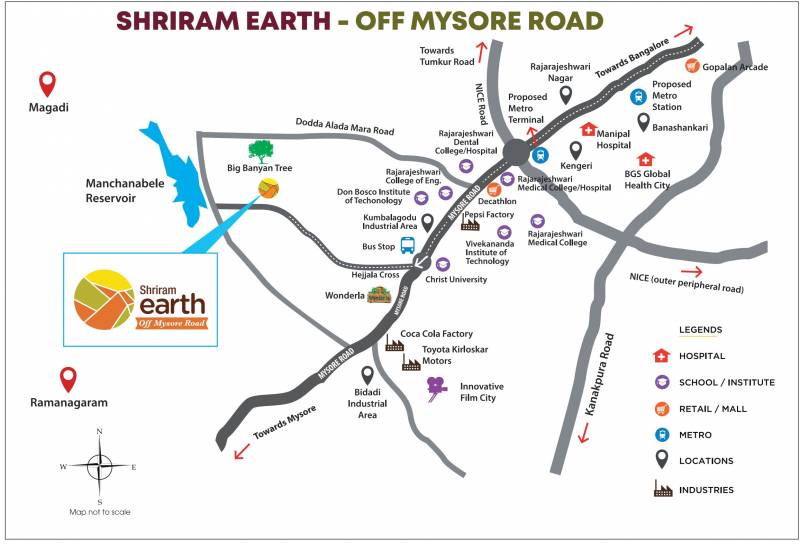  earth Images for Location Plan of Shriram Earth