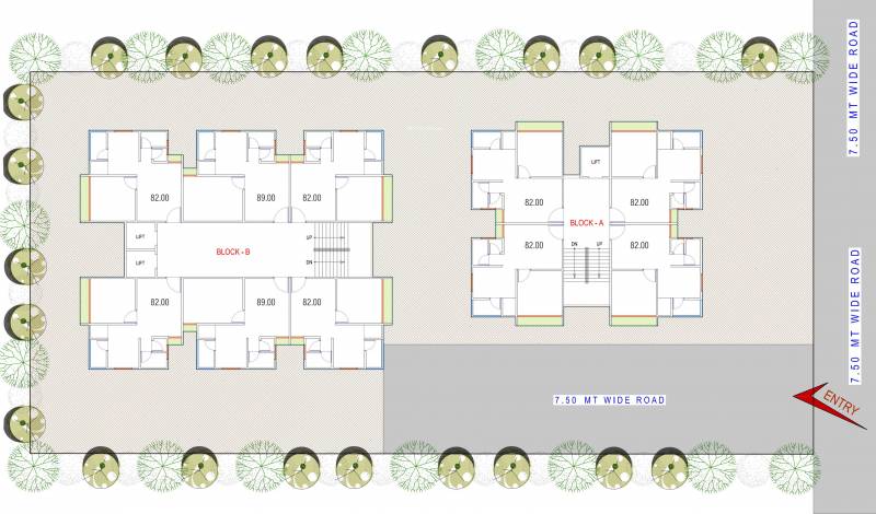 Images for Layout Plan of Krishna Shyam Heights