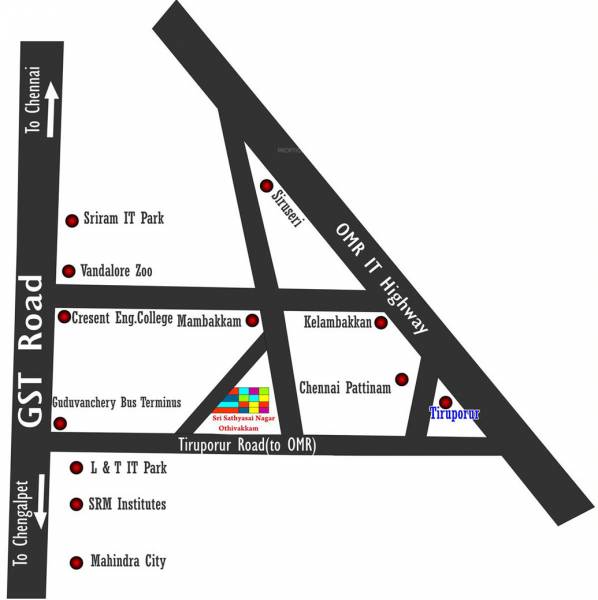 Images for Location Plan of Wisdom Sri Sathya Sai Nagar