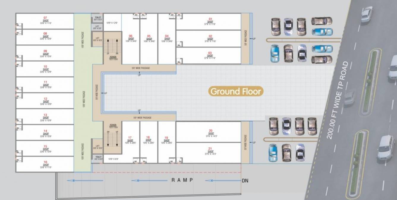 Images for Cluster Plan of Shree Matrix Plaza