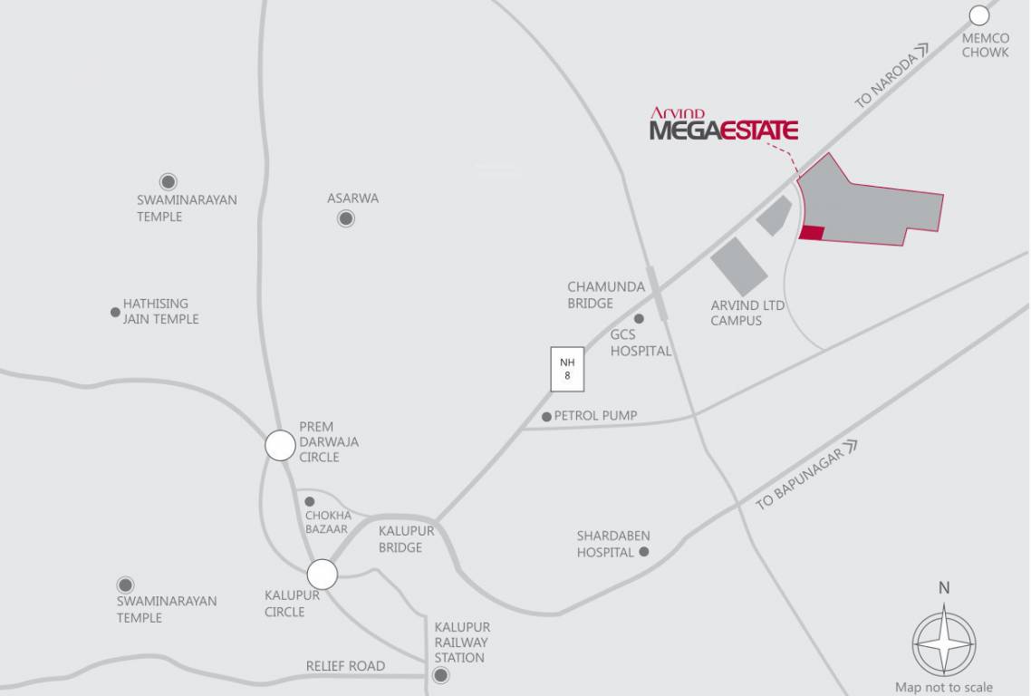 Images for Location Plan of Arvind Megaestate