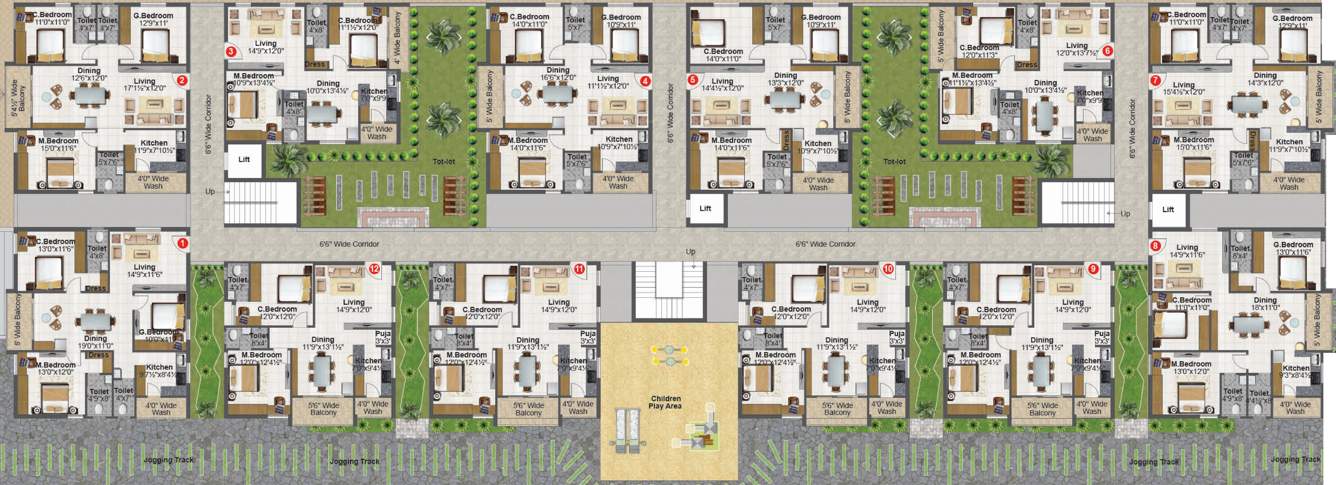 Images for Cluster Plan of RR Central Park