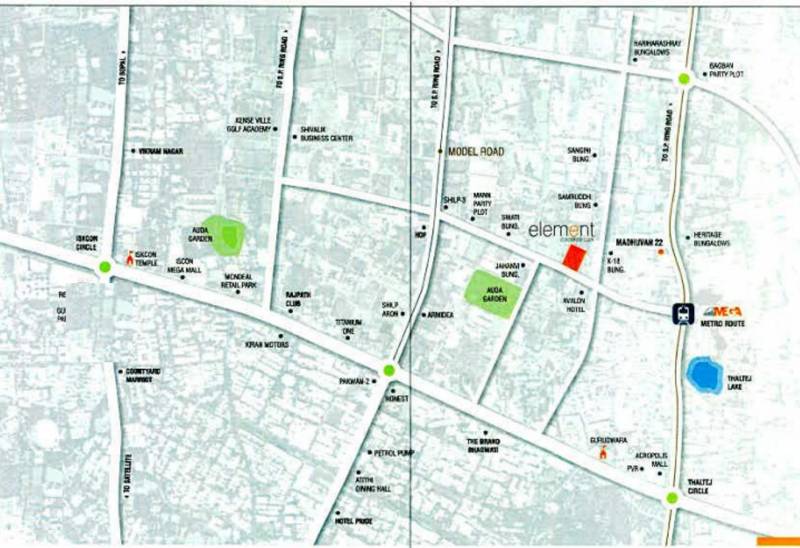 Images for Location Plan of Pratiti Element Corporate Park