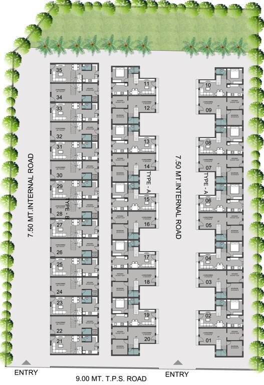  sahajanand park Images for Layout Plan of Raj Sahajanand Park