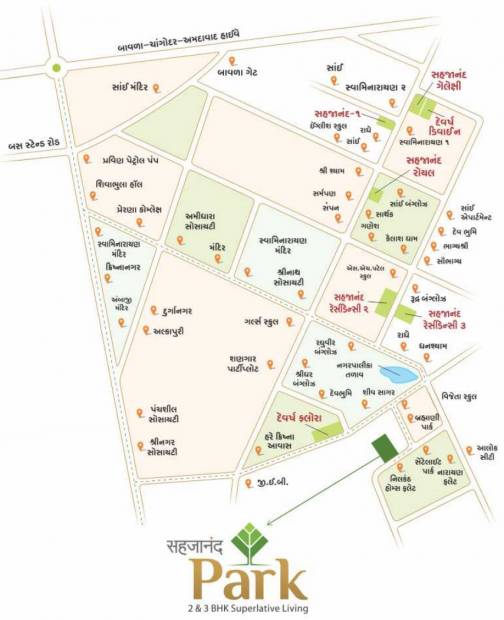 Images for Location Plan of Raj Sahajanand Park