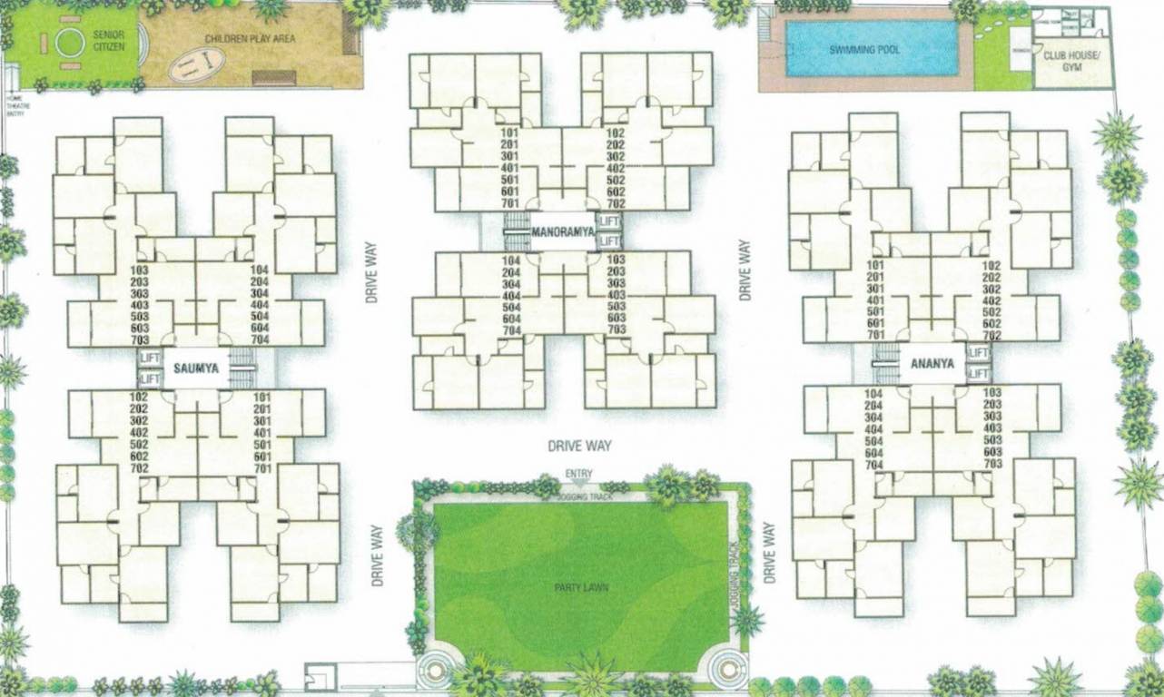 Images for Layout Plan of Swastik Harmony