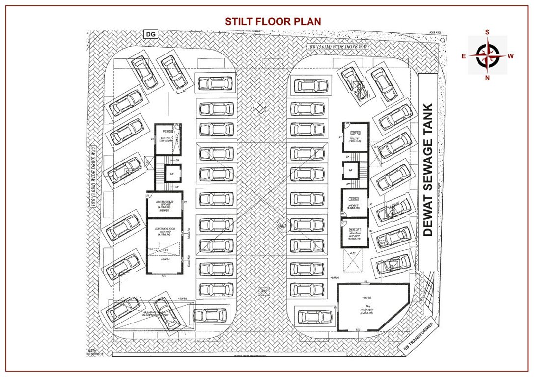  sri sai enclave Block A Cluster Plan