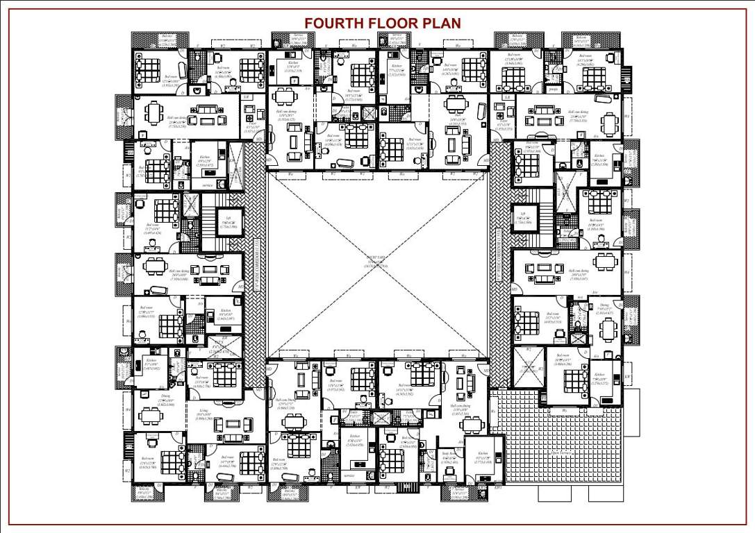  sri sai enclave Block A Cluster Plan