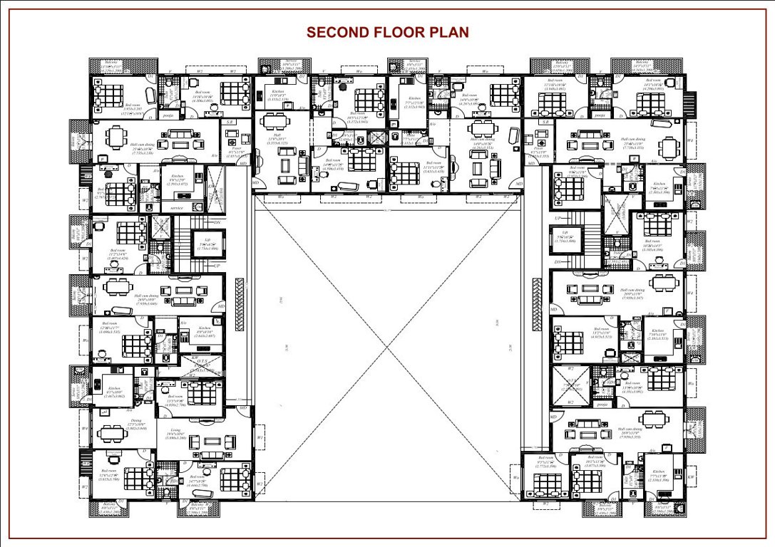  sri sai enclave Block A Cluster Plan