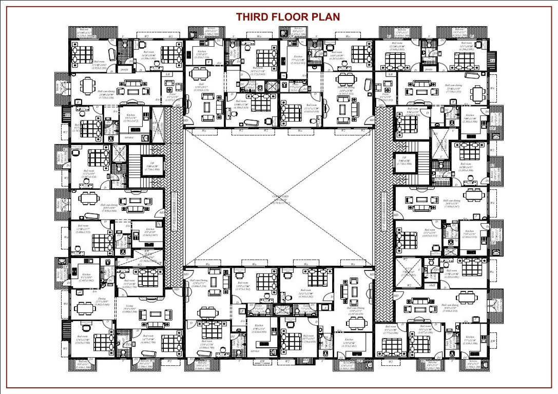  sri sai enclave Block A Cluster Plan