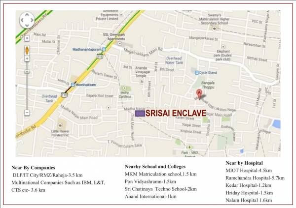  sri-sai-enclave Location Plan