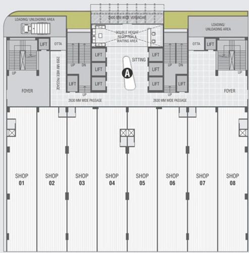 Images for Cluster Plan of True West Gate Business Bay Block A