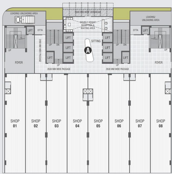 Images for Cluster Plan of True West Gate Business Bay Block A