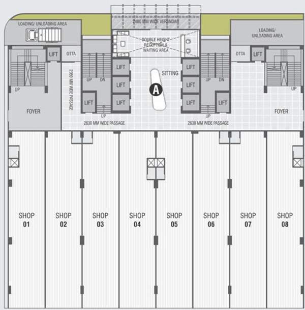 Images for Cluster Plan of True West Gate Business Bay Block A