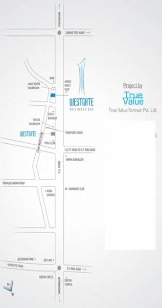 Images for Location Plan of True West Gate Business Bay Block A