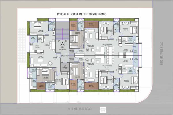 Images for Layout Plan of Square Samvat Residency