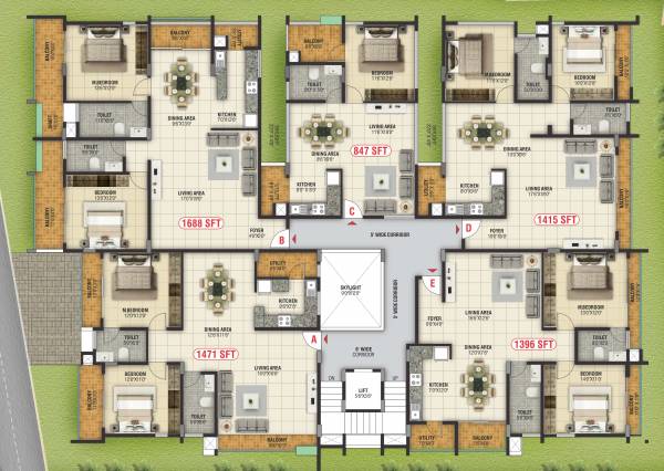 Images for Cluster Plan of Nishchith Homes