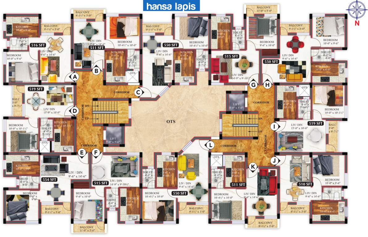Images for Cluster Plan of Hansa Gems Park