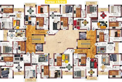 Images for Cluster Plan of Hansa Gems Park