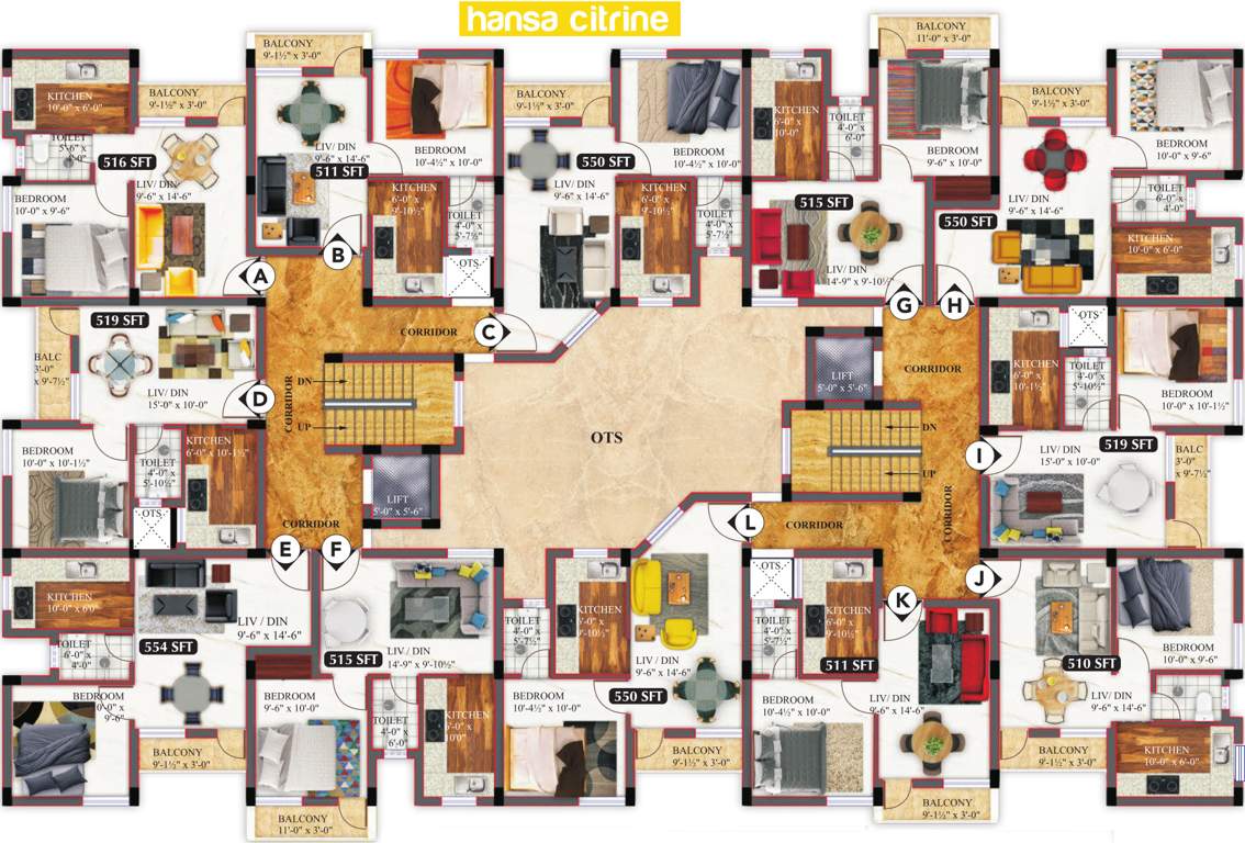 Images for Cluster Plan of Hansa Gems Park