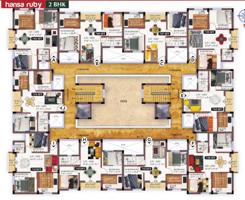 Images for Cluster Plan of Hansa Gems Park