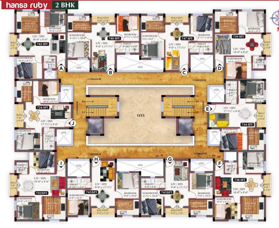 Images for Cluster Plan of Hansa Gems Park