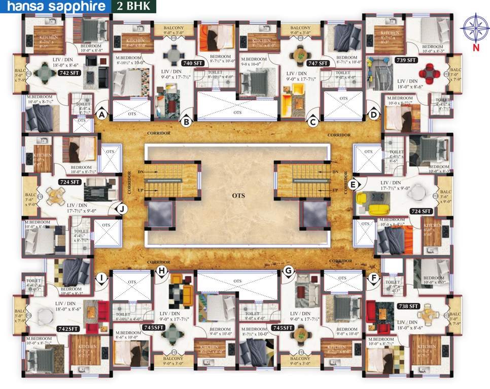 Images for Cluster Plan of Hansa Gems Park