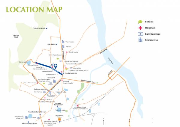 Images for Location Plan of Shapoorji Pallonji Omega Northern Lights