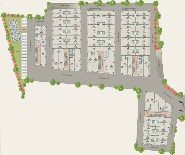 Images for Cluster Plan of Iscon Commercial Complex