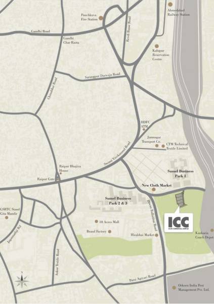 Images for Location Plan of Iscon Commercial Complex