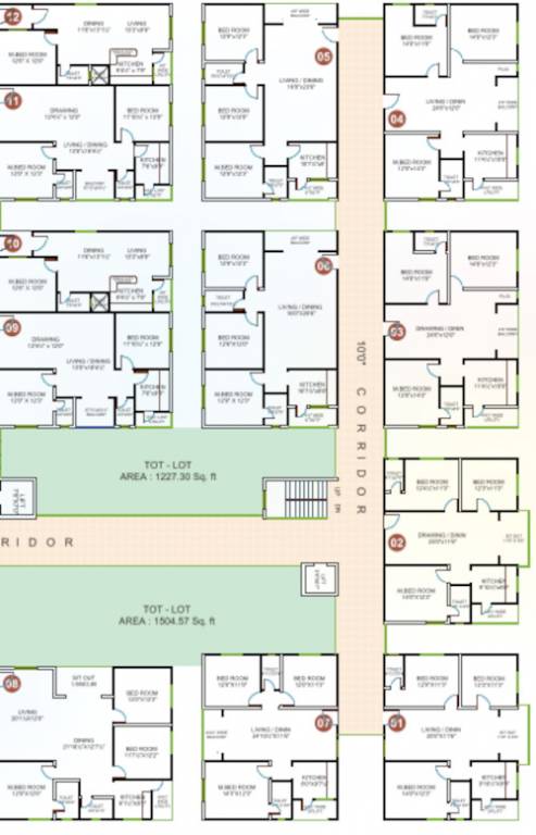  jagapati heights Cluster Plan