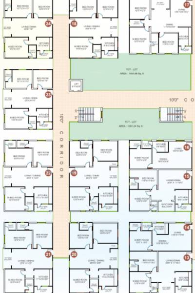  jagapati-heights Cluster Plan