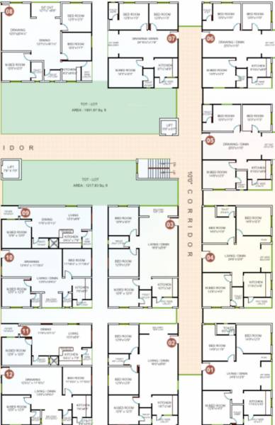  jagapati-heights Cluster Plan