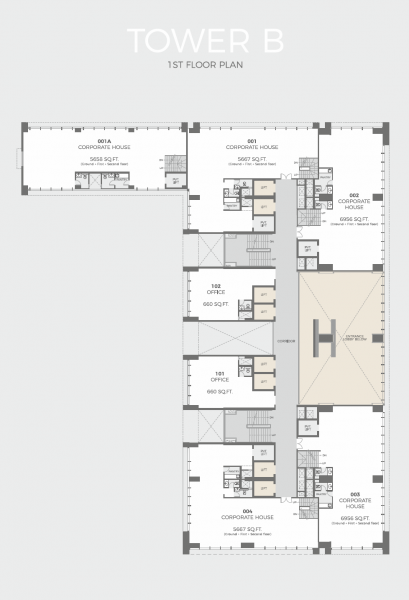 clusterPlan of Navratna Corporate Park