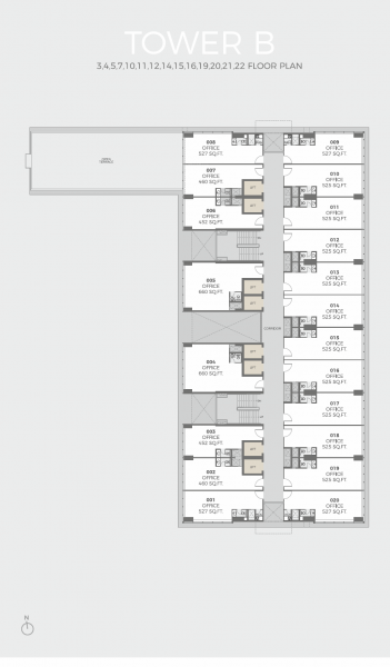 clusterPlan of Navratna Corporate Park