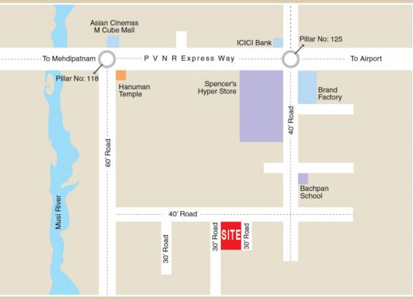 Images for Location Plan of Rami Radha Krishna Towers