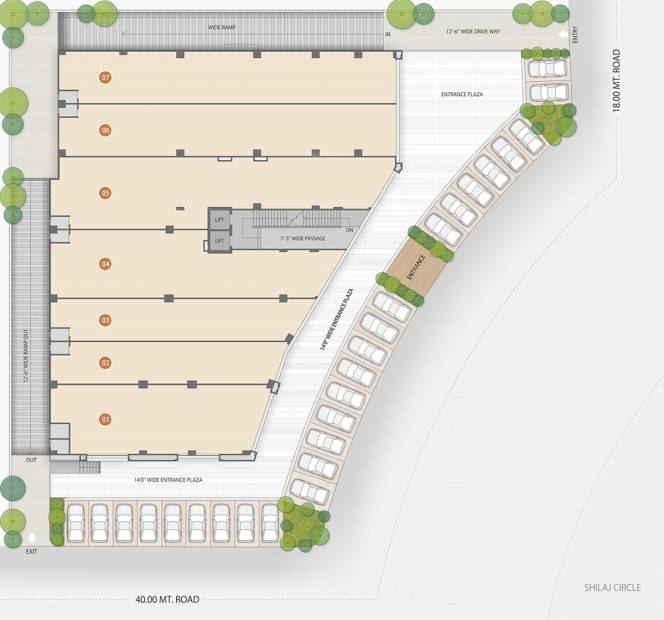 Images for Layout Plan of Shilp The Address