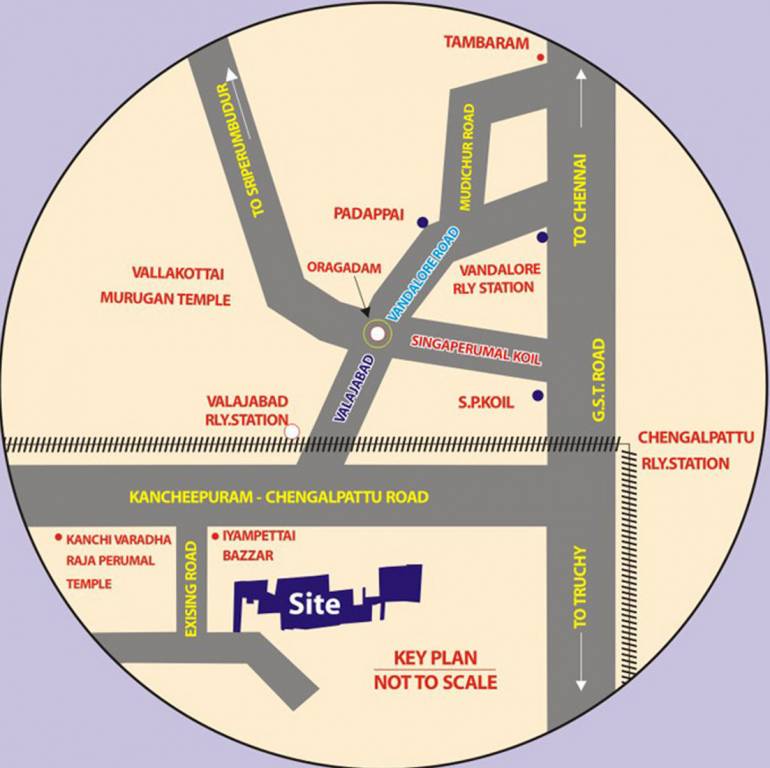 Images for Location Plan of Wisdom Sri Sathya Sai Nagar Extension I
