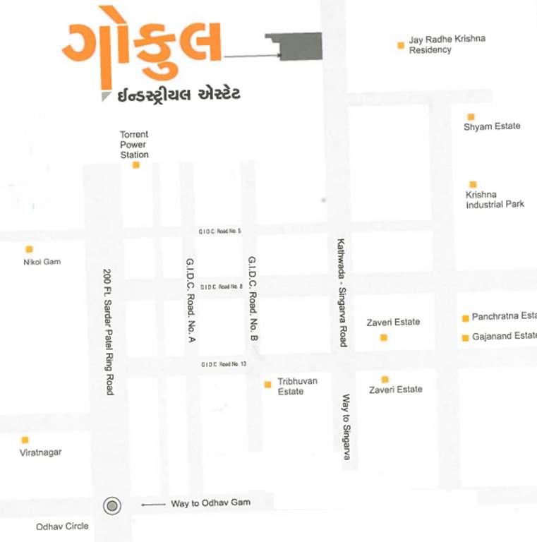 Images for Location Plan of Shree Nathji Gokul Industrial Estate