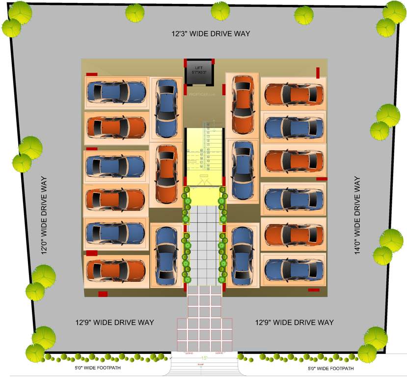 Images for Cluster Plan of Thipparthi Fort House Premium
