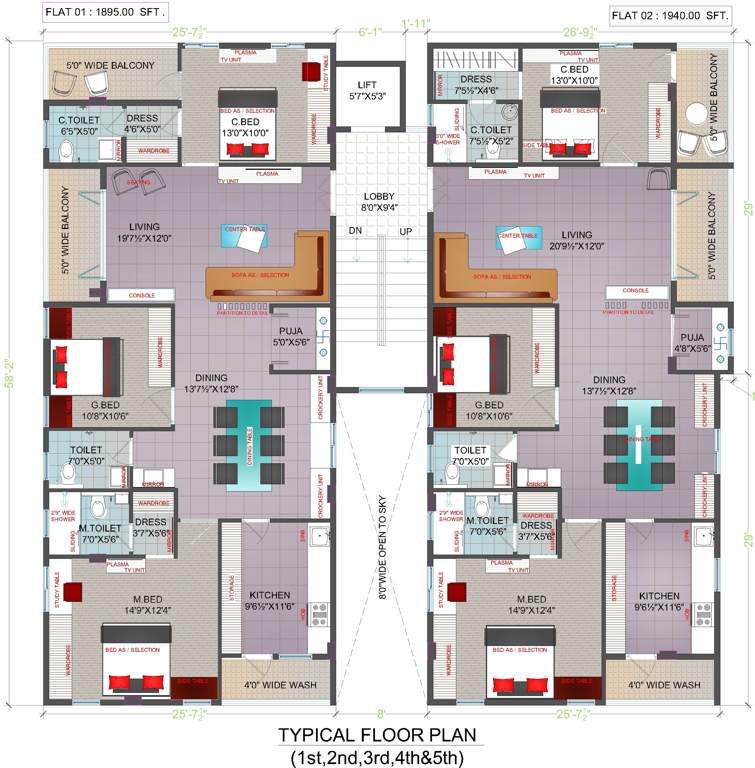 Images for Cluster Plan of Thipparthi Fort House Premium